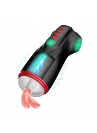 Интерактивный мастурбатор Raven с вакуумом, вибрацией и подсветкой - Shots Media BV - в Арзамасе купить с доставкой