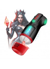 Интерактивный мастурбатор Raven с вакуумом, вибрацией и подсветкой - Shots Media BV - в Арзамасе купить с доставкой