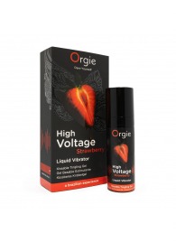 Жидкий вибратор Orgie High Voltage Strawberry - 15 мл. - ORGIE - купить с доставкой в Арзамасе