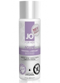 Лубрикант на водной основе для женщин JO AGAPE LUBRICANT ORIGINAL - 60 мл. - System JO - купить с доставкой в Арзамасе