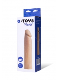 Реалистичная насадка с ярко выраженной головкой - 16,5 см. - A-toys - в Арзамасе купить с доставкой