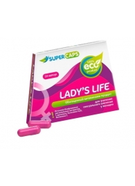 Возбуждающие капсулы Ladys Life - 14 капсул (0,35 гр.) - SuperCaps - купить с доставкой в Арзамасе