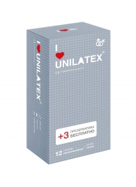 Презервативы с точками Unilatex Dotted - 12 шт. + 3 шт. в подарок - Unilatex - купить с доставкой в Арзамасе