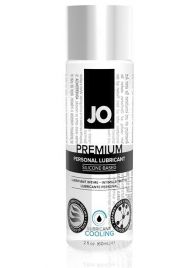 Охлаждающий лубрикант на силиконовой основе JO Personal Premium Lubricant Cooling - 60 мл. - System JO - купить с доставкой в Арзамасе