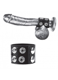 Ремень на член и мошонку 1.5  Cock Ring With Ball Strap - BlueLine - купить с доставкой в Арзамасе