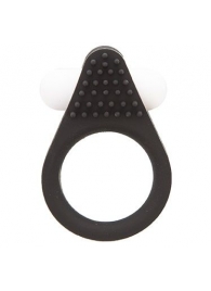 Чёрное эрекционное кольцо LIT-UP SILICONE STIMU RING 1 BLACK - Dream Toys - в Арзамасе купить с доставкой