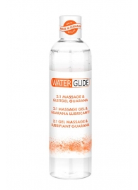 Гель-смазка 2-в-1 MASSAGE   LUBRICANT GUARANA - 300 мл. - Waterglide - купить с доставкой в Арзамасе