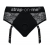 Черные трусики для насадок Diva Lingerie Harness - size M - Strap-on-me - купить с доставкой в Арзамасе