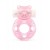 Розовое эрекционное виброкольцо в форме мишки - 1137 - в Арзамасе купить с доставкой