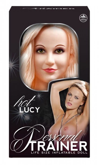 Надувная кукла с вибрацией и 2 любовными отверстиями Hot Lucy Lifesize Love Doll - NMC - в Арзамасе купить с доставкой