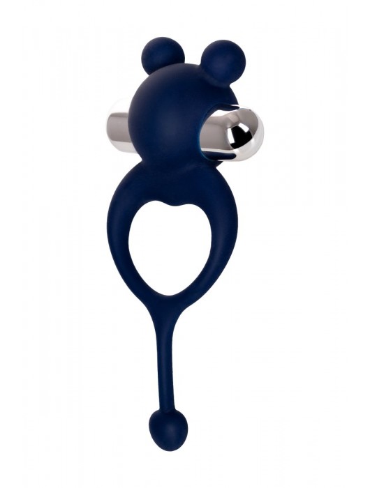 Синее виброкольцо с хвостиком JOS MICKEY - JOS - в Арзамасе купить с доставкой
