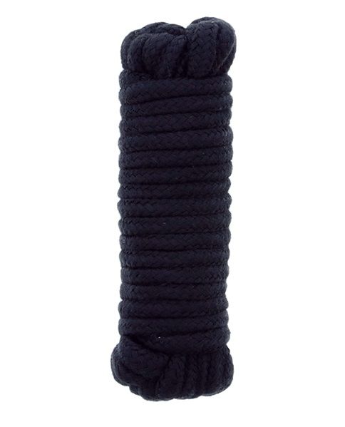 Чёрная веревка для связывания BONDX LOVE ROPE - 5 м. - Dream Toys - купить с доставкой в Арзамасе