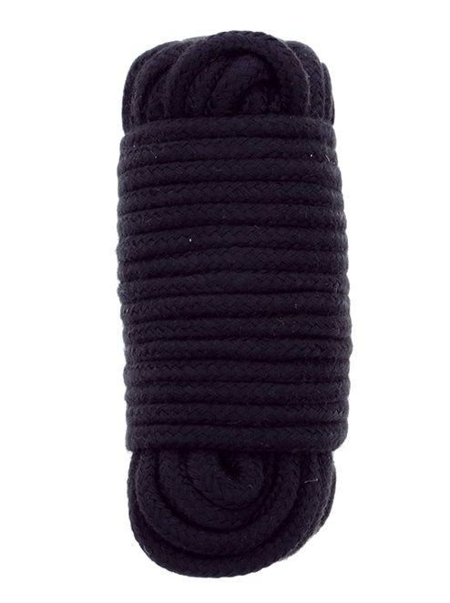 Черная веревка для связывания BONDX LOVE ROPE - 10 м. - Dream Toys - купить с доставкой в Арзамасе