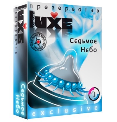 Презерватив LUXE  Exclusive  Седьмое небо  - 1 шт. - Luxe - купить с доставкой в Арзамасе