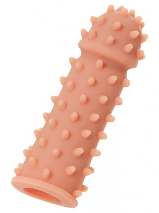 Телесная реалистичная насадка KOKOS Extreme Sleeve 03 с дополнительной стимуляцией - 12,7 см. - KOKOS - в Арзамасе купить с доставкой