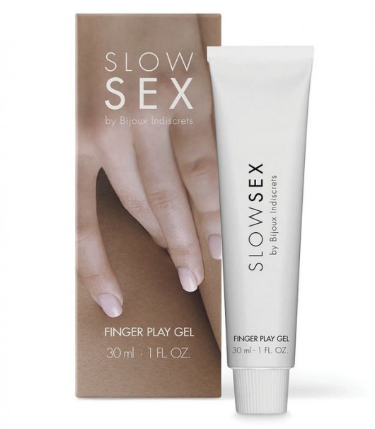 Гель для мастурбации с ароматом кокоса Slow Sex Finger Play Gel - 30 мл. - Bijoux Indiscrets - купить с доставкой в Арзамасе