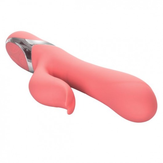 Коралловый перезаряжаемый вибратор-кролик Enchanted Tickler - California Exotic Novelties