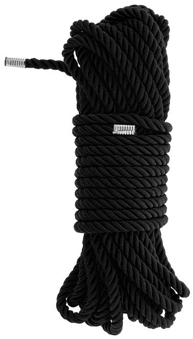 Черная веревка для бондажа BONDAGE ROPE - 10 м. - Dream Toys - купить с доставкой в Арзамасе