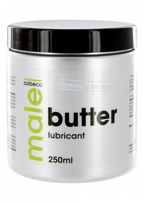 Анальный лубрикант MALE Cobeco Butter Lubricant - 250 мл. - Cobeco - купить с доставкой в Арзамасе