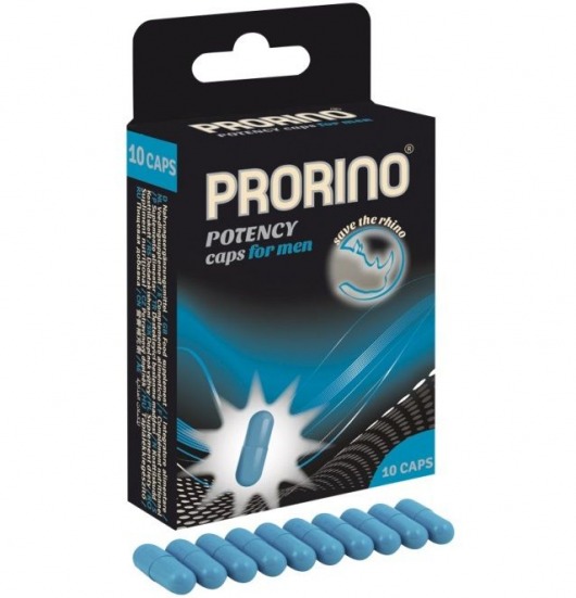 БАД для мужчин ero black line PRORINO Potency Caps for men - 10 капсул - Ero - купить с доставкой в Арзамасе