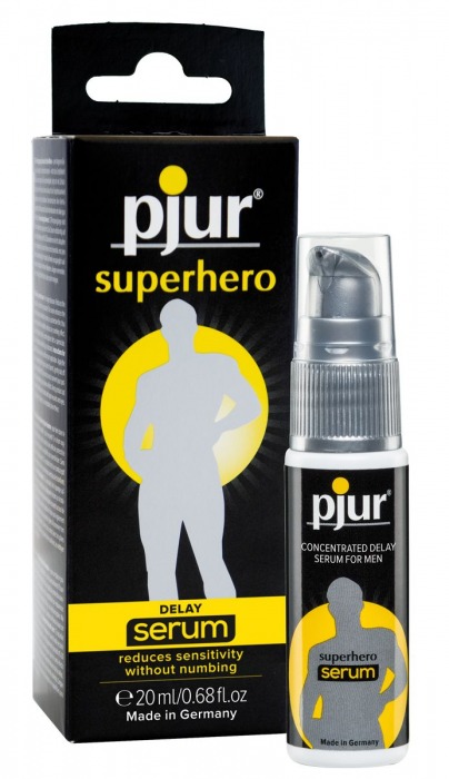 Сыворотка-пролонгатор pjur SUPERHERO Delay Serum - 20 мл. - Pjur - купить с доставкой в Арзамасе