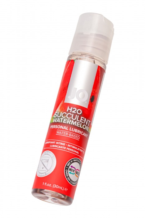 Лубрикант с ароматом арбуза JO Flavored Watermelon - 30 мл. - System JO - купить с доставкой в Арзамасе