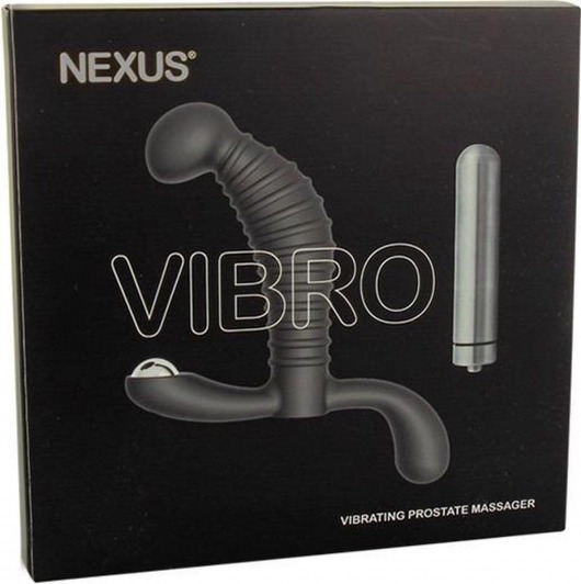Стимулятор простаты Nexus Vibro Black - 10,2 см. - Nexus Range - в Арзамасе купить с доставкой