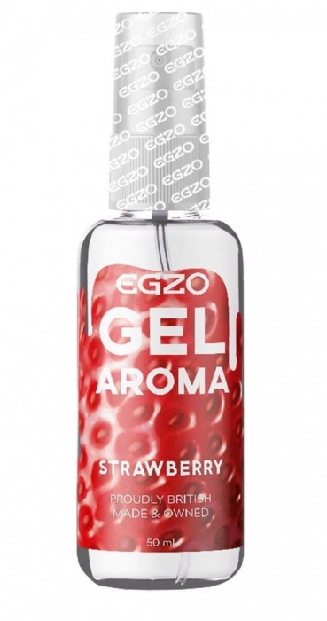 Интимный лубрикант EGZO AROMA с ароматом клубники - 50 мл. - EGZO - купить с доставкой в Арзамасе