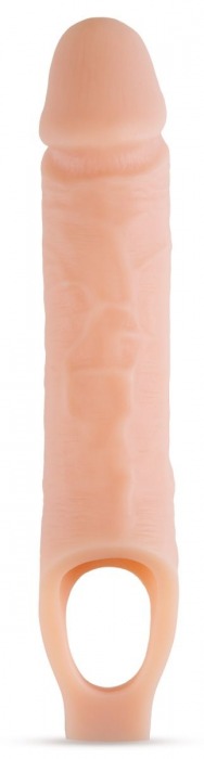 Телесный реалистичный фаллоудлинитель 10 Inch Silicone Cock Sheath Penis Extender - 25,4 см. - Blush Novelties - в Арзамасе купить с доставкой