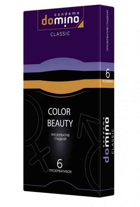 Разноцветные презервативы DOMINO Colour Beauty - 6 шт. - Domino - купить с доставкой в Арзамасе