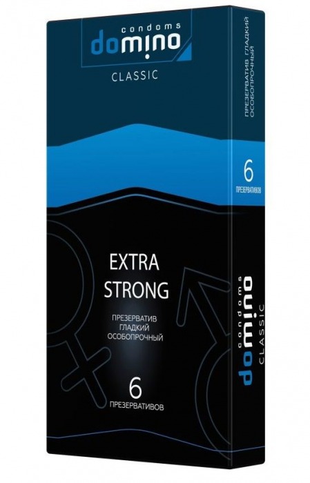 Суперпрочные презервативы DOMINO Extra Strong - 6 шт. - Domino - купить с доставкой в Арзамасе