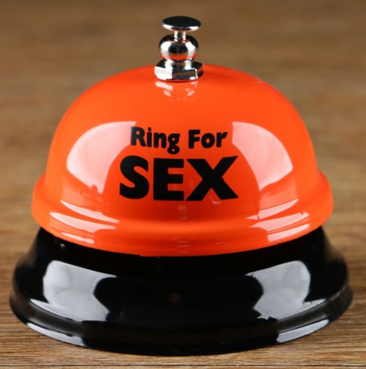 Настольный звонок RING FOR SEX - Сима-Ленд - купить с доставкой в Арзамасе