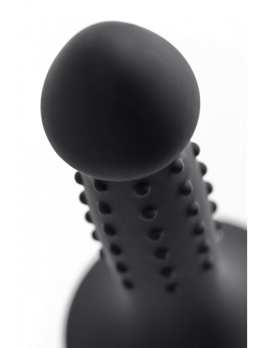 Черный анальный фаллоимитатор Spikn - 14 см. - A-toys