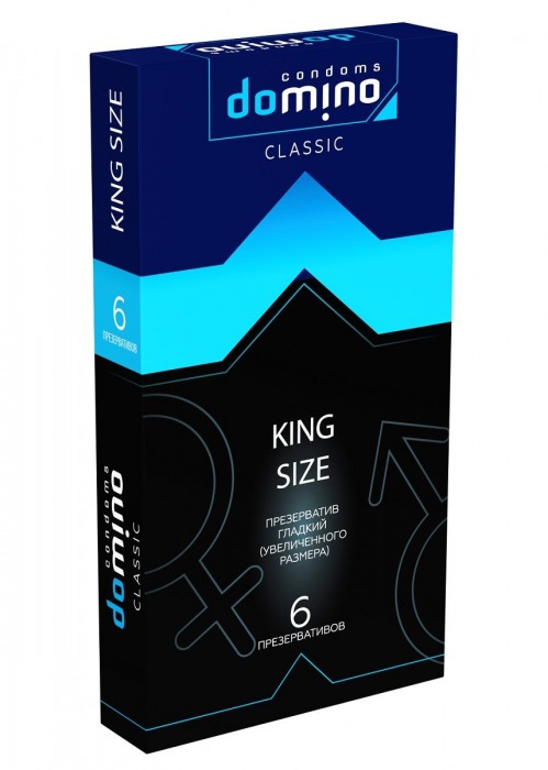 Презервативы увеличенного размера DOMINO Classic King size - 6 шт. - Domino - купить с доставкой в Арзамасе