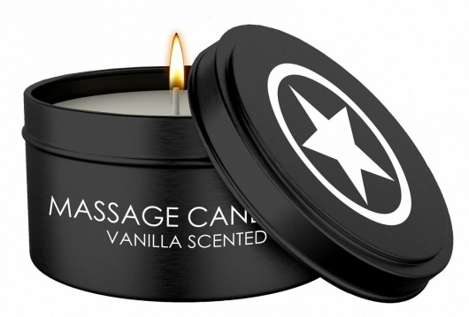 Массажная свеча с ароматом ванили Massage Candle - Shots Media BV - купить с доставкой в Арзамасе