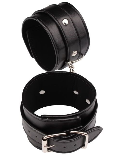 Черные оковы Classic Ankle Cuffs - Chisa - купить с доставкой в Арзамасе