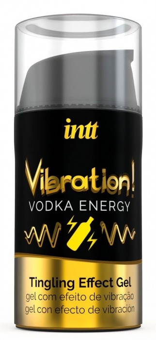 Жидкий интимный гель с эффектом вибрации Vibration! Vodka Energy - 15 мл. - INTT - купить с доставкой в Арзамасе