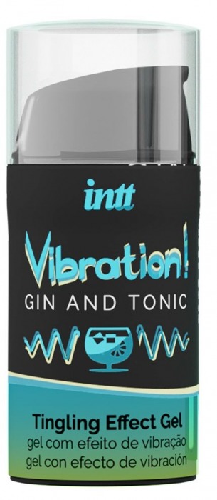 Жидкий интимный гель с эффектом вибрации Vibration! Gin   Tonic - 15 мл. - INTT - купить с доставкой в Арзамасе