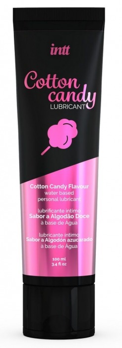 Интимный гель на водной основе Cotton Candy Lubricant - 100 мл. - INTT - купить с доставкой в Арзамасе