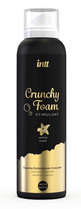 Пенка для массажа Crunchy Foam Stimulant Vanilla - 100 мл. - INTT - купить с доставкой в Арзамасе