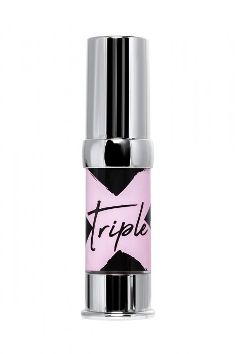 Возбуждающий гель с эффектом вибрации и охлаждения Triple X 3 in 1 Unisex Pleasure Enhancer Gel - 15 мл. - Secret Play - купить с доставкой в Арзамасе