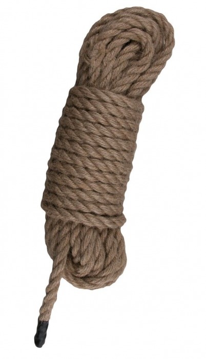 Пеньковая веревка для связывания Hemp Rope - 5 м. - Easy toys - купить с доставкой в Арзамасе