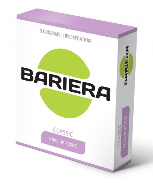 Классические презервативы Bariera Classic - 3 шт. - Bariera - купить с доставкой в Арзамасе