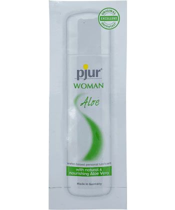 Лубрикант на водной основе pjur WOMAN Aloe - 2 мл. - Pjur - купить с доставкой в Арзамасе