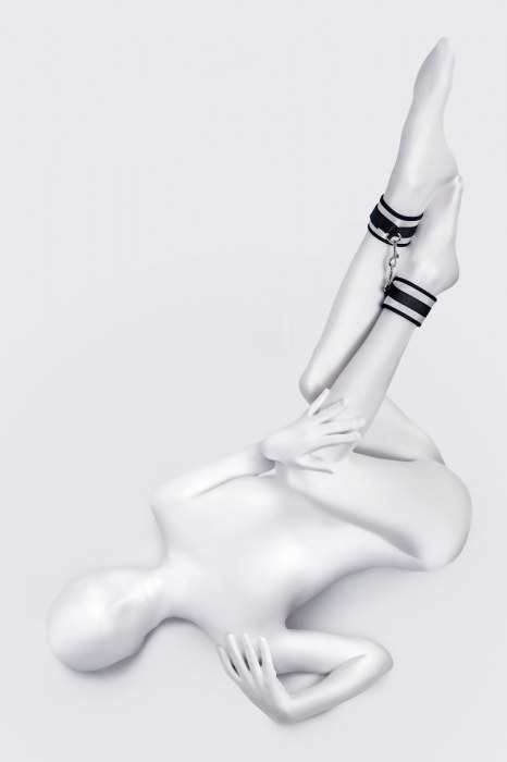 Серебристо-черные оковы Anonymo - ToyFa - купить с доставкой в Арзамасе