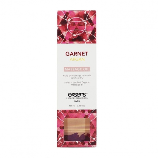 Органическое массажное масло GARNET ARGAN - 100 мл. - Exsens - купить с доставкой в Арзамасе