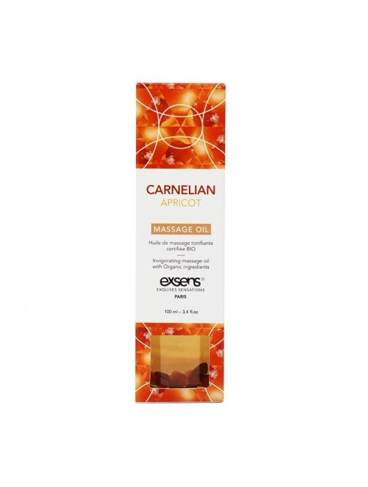 Органическое массажное масло CARNELIAN APRICOT - 100 мл. - Exsens - купить с доставкой в Арзамасе