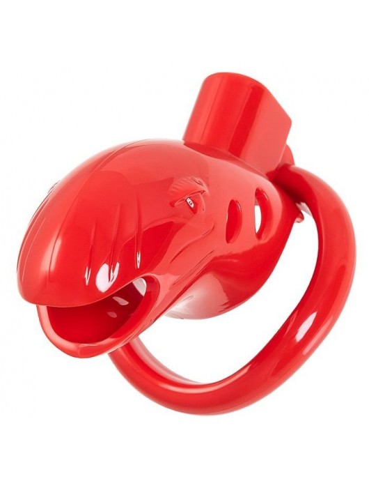 Красный мужской пояс верности из пластика - ToyFa - купить с доставкой в Арзамасе