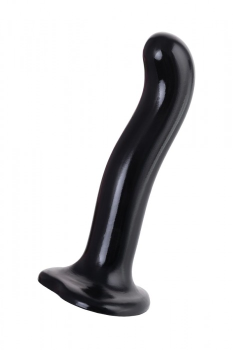 Черный стимулятор для пар P G-Spot Dildo Size M - 18 см. - Strap-on-me - в Арзамасе купить с доставкой