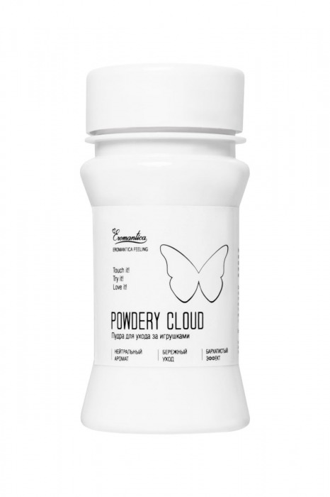 Пудра для ухода за игрушками Powdery Cloud с нейтральным ароматом - 40 гр. - Eromantica - купить с доставкой в Арзамасе